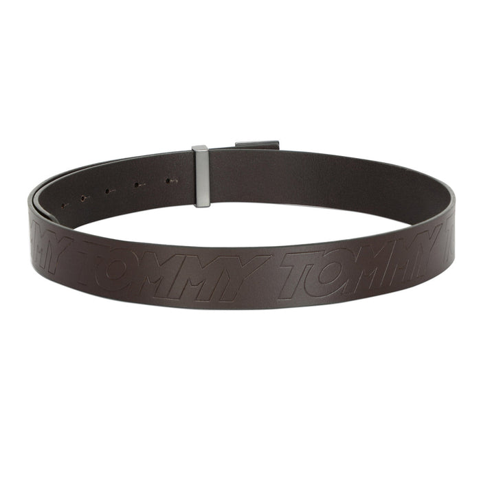 Tommy Hilfiger Judd Mens Leather Belt Brown