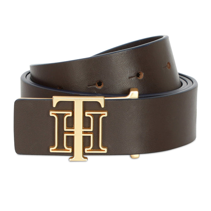 Tommy Hilfiger Lynskey Mens Leather Belt Brown