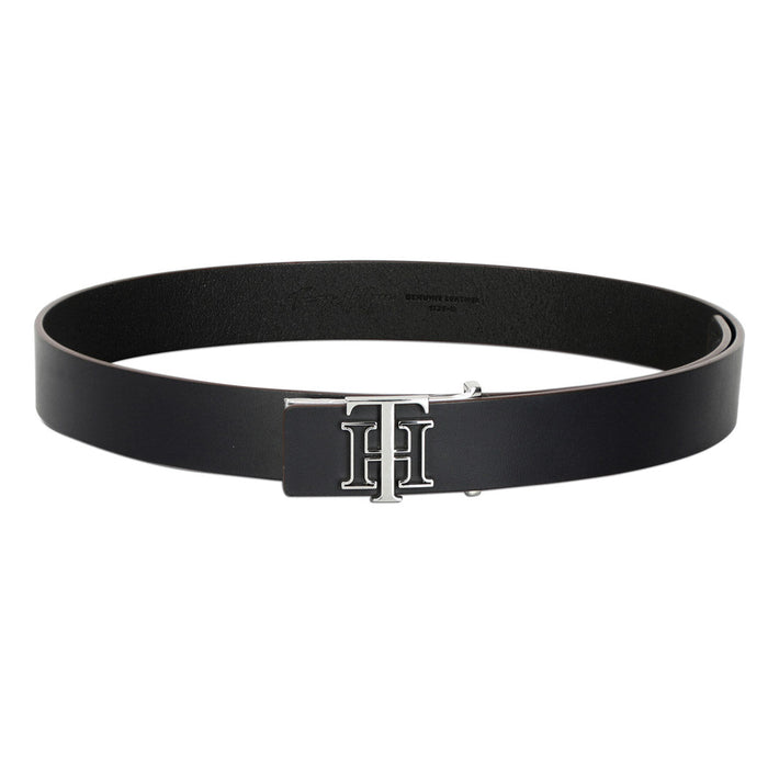 Tommy Hilfiger Lynskey Mens Leather Belt Navy