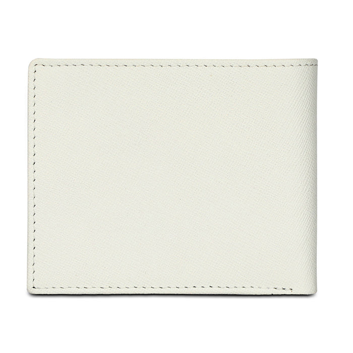 Tommy Hilfiger Michelin Mens Leather Global Coin Wallet White