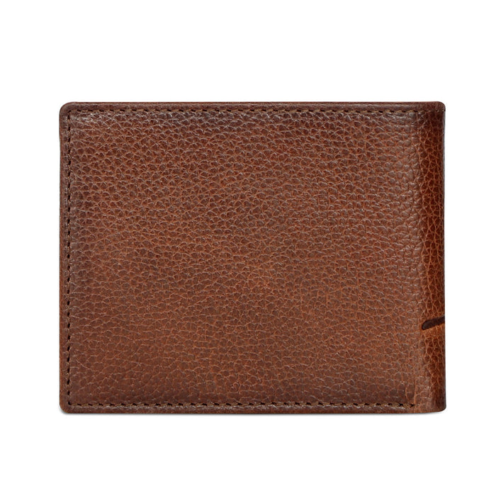 Tommy Hilfiger Michelin Men Leather Slimfold Wallet Tan