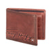 Tommy Hilfiger Michelin Men Leather Global Coin Wallet Wine