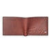 Tommy Hilfiger Michelin Men Leather Global Coin Wallet Wine