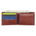 Tommy Hilfiger Michelin Men Leather Global Coin Wallet Wine