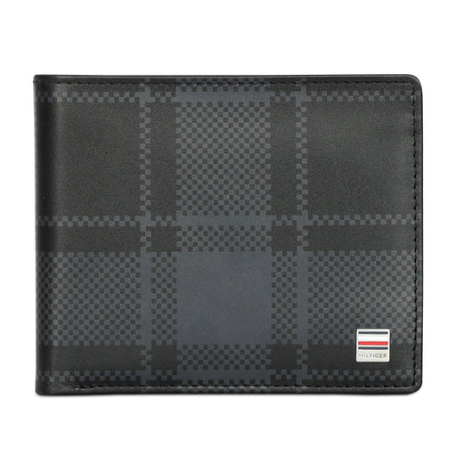 Tommy Hilfiger Stallion Men Leather Passcase Wallet black