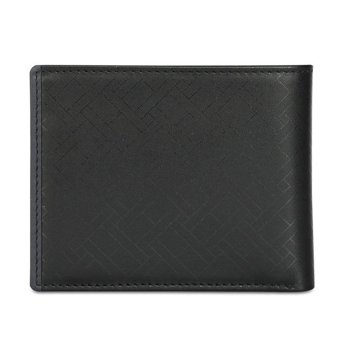 Tommy Hilfiger Ather Men Leather Global Coin Wallet Black