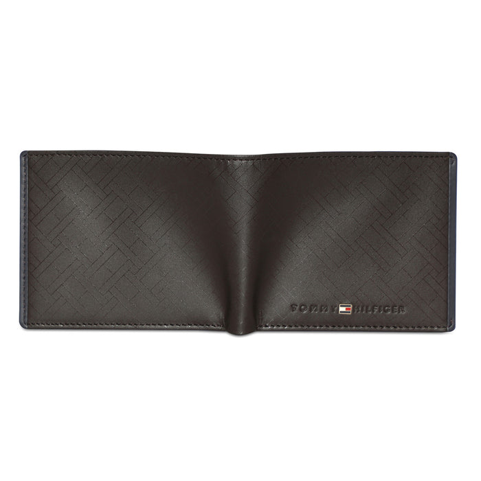 Tommy Hilfiger Ather Men Leather Global Coin Wallet Brown