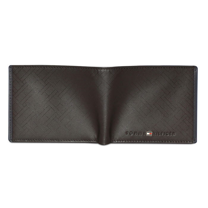 Tommy Hilfiger Ather Men Leather Global Coin Wallet Brown