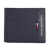 Tommy Hilfiger Carmine Men Leather Global Coin Wallet navy