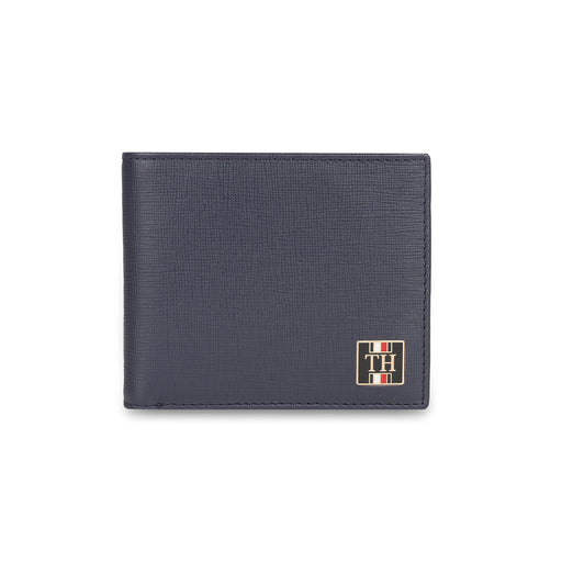 Tommy Hilfiger Vincen Mens Leather Global Coin Wallet Navy