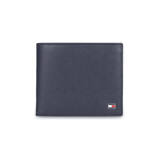 Tommy Hilfiger Stefano Mens Leather Global Coin Wallet Navy