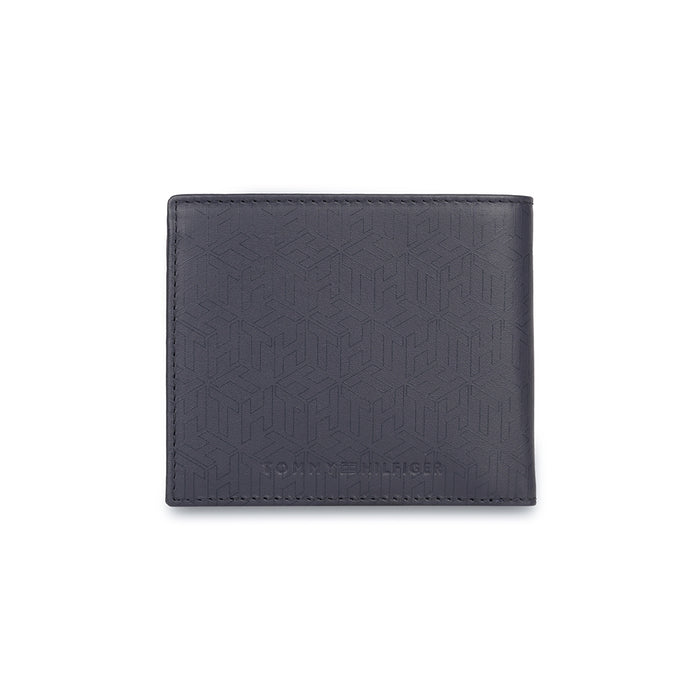 Tommy Hilfiger Stefano Mens Leather Global Coin Wallet Navy