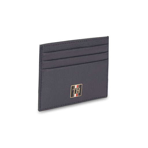 Tommy Hilfiger Willhelm Mens Leather Card Holder Navy