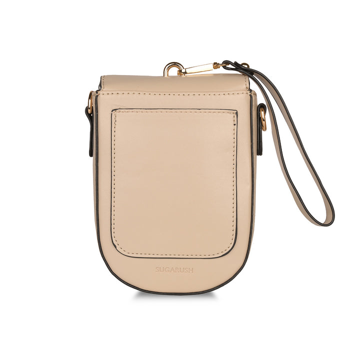 Sugarush Esmeralda Womens Mobile Holder/Sling Beige