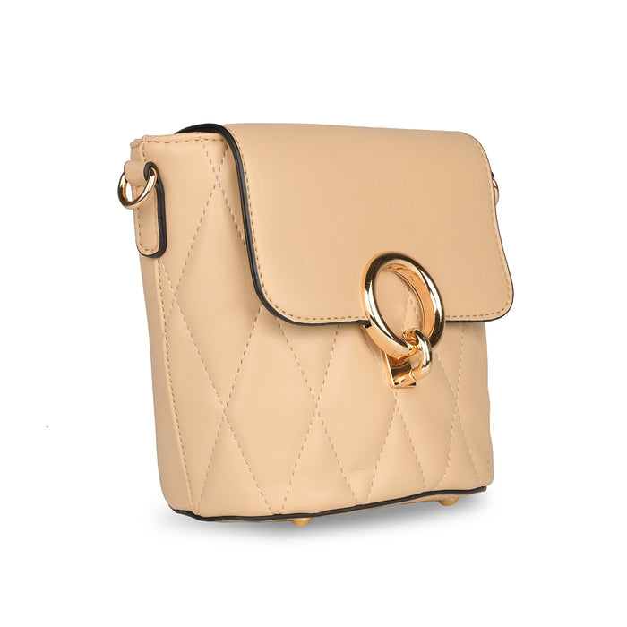 Sugarush Dulce Womens Satchel Beige