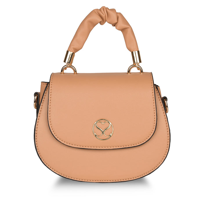 Sugarush Callista Womens Satchel Beige