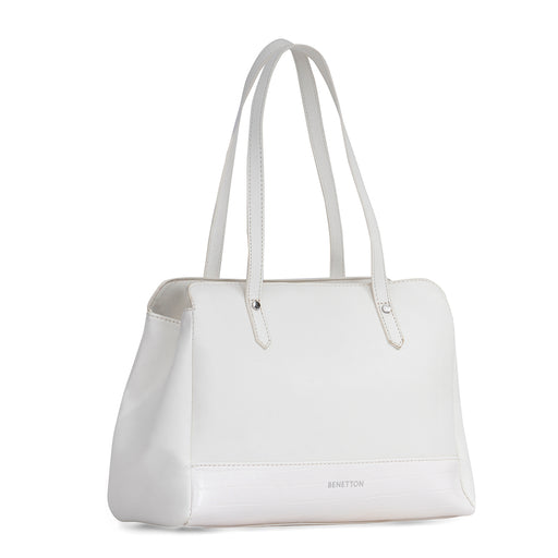 United Colors of Benetton Alina Satchel White