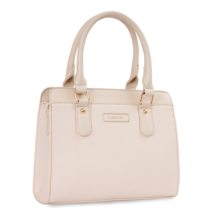 Sugarush Elijaha Women's Mini Satchel Beige