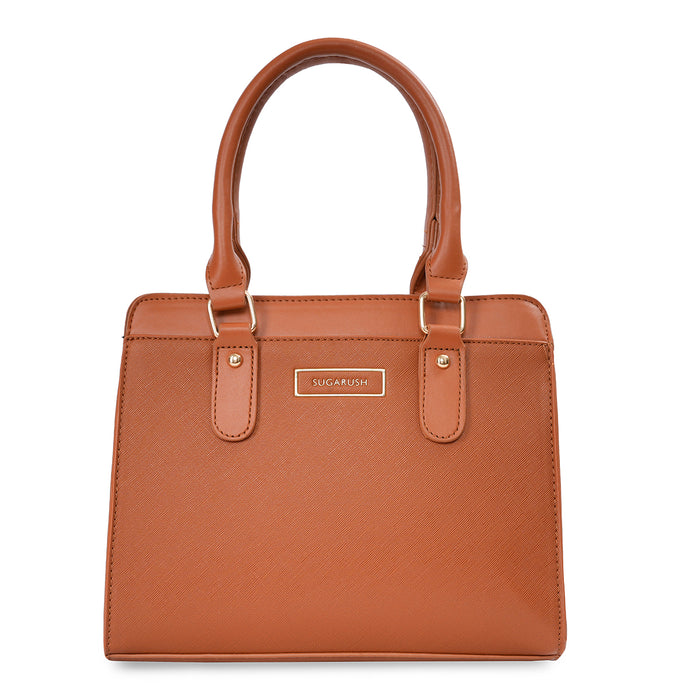 Sugarush Elijaha Women's Mini Satchel Tan