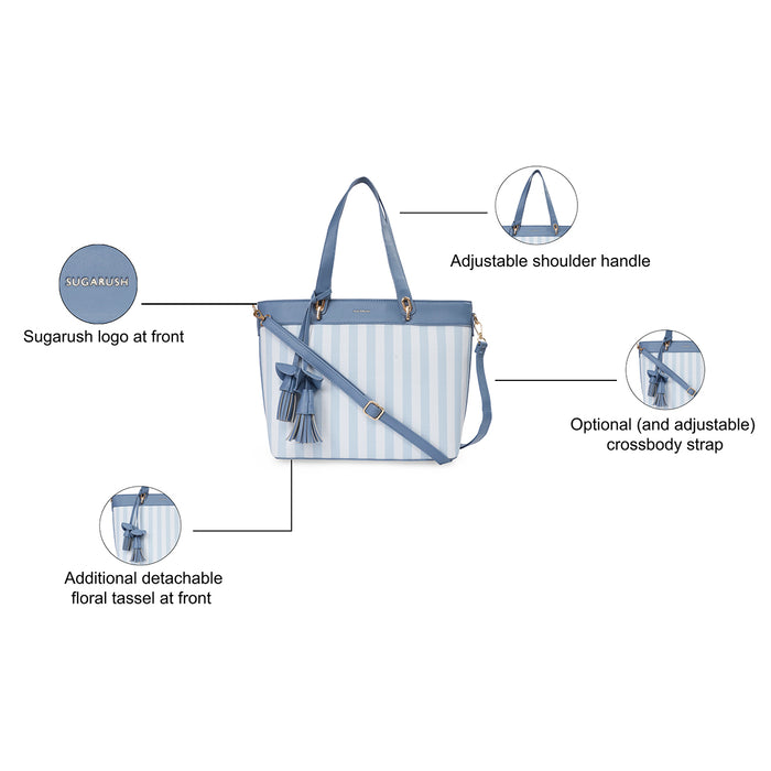 Sugarush Emmiline Women's Tote Powder Blue