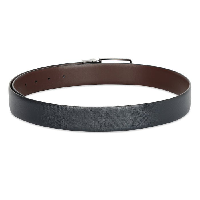 Tommy Hilfiger Walston Mens Leather Reversible Belt navy